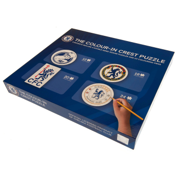 FC Chelsea puzzle pentru copii Colour-In Crest