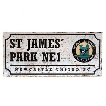 Newcastle United semn pe perete Street Sign Retro