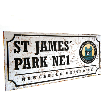 Newcastle United semn pe perete Street Sign Retro