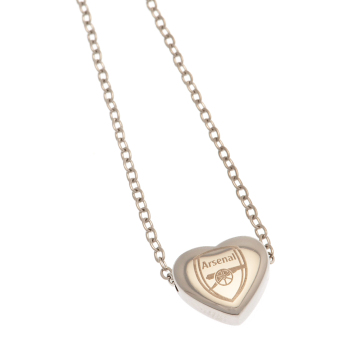 FC Arsenal colier Stainless Steel Heart Necklace