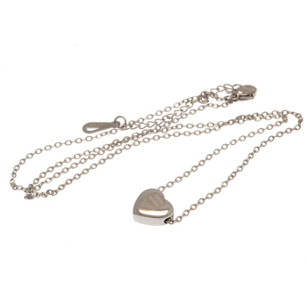 FC Arsenal colier Stainless Steel Heart Necklace
