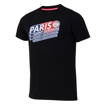 Paris Saint Germain tricou de bărbați Repeat black