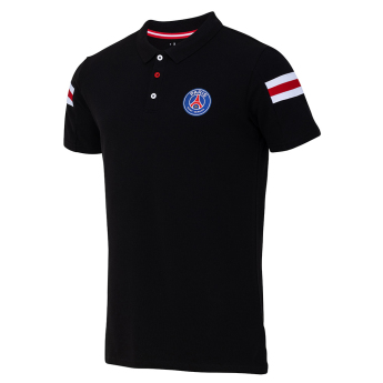 Paris Saint Germain tricou polo Sleeve Stripe black