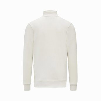 Ayrton Senna hanorac de bărbați 1/4 zip Seasonal white 2023