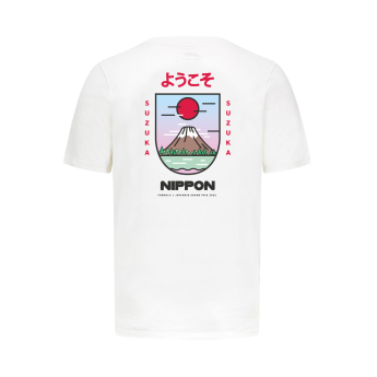 Formula 1 tricou de bărbați Japan white 2023