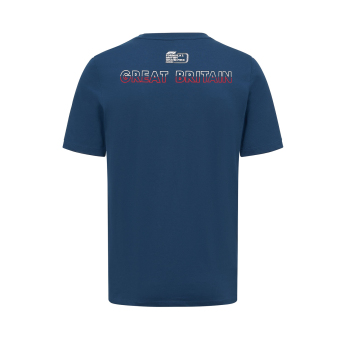 Formula 1 tricou de bărbați Silverstone navy 2023