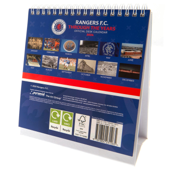 FC Rangers calendar de birou 2024