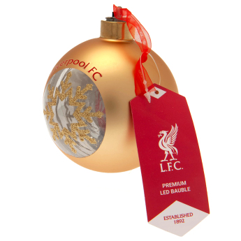 FC Liverpool decorațiuni de Craciun Premium LED Bauble