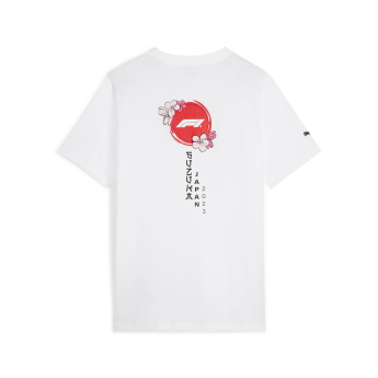 Formula 1 tricou de bărbați Suzuka GP White 2023