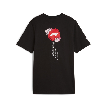 Formula 1 tricou de bărbați Suzuka GP Black 2023