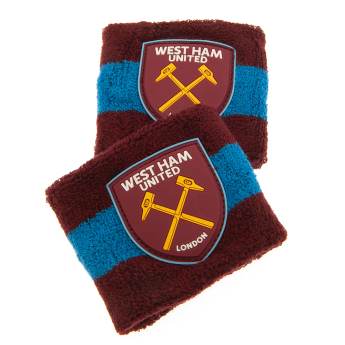 West Ham United manșete sport 2 soft cotton sweatbands