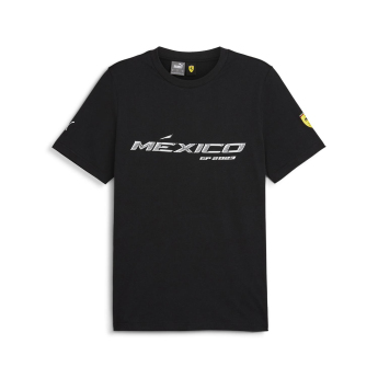 Ferrari tricou de bărbați Mexico GP black F1 Team 2023