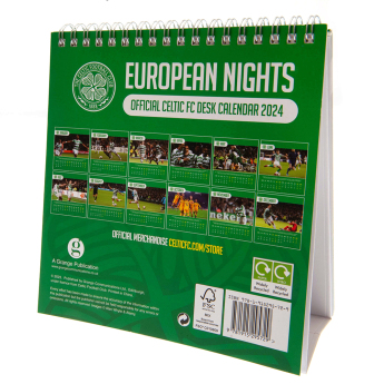 FC Celtic calendar de birou 2024