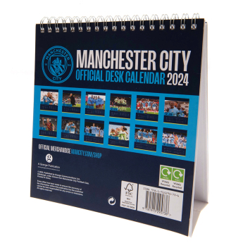 Manchester City calendar de birou 2024