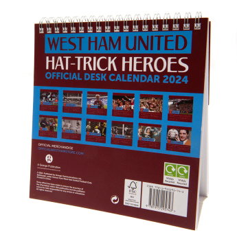 West Ham United calendar de birou 2024