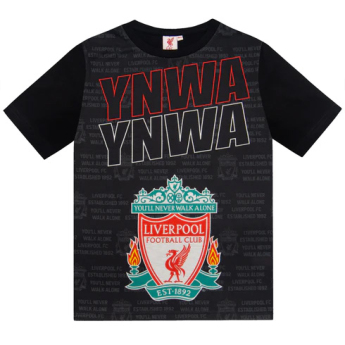 FC Liverpool pijamale de copii Text black