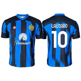 Inter Milano tricou de fotbal pentru copii replica 23/24 Home Lautaro