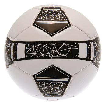 Juventus Torino balon de fotbal crest on a black and white - size 5
