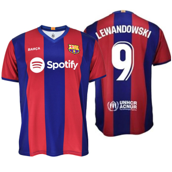 Robert Lewandowski tricou de fotbal replica 23/24 Home Lewandowski