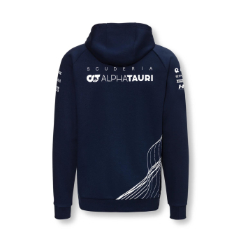 AlphaTauri hanorac de bărbați cu glugă Marineblau F1 Team 2022
