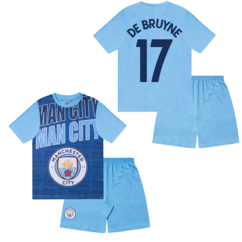 Manchester City pijamale de copii Text De Bruyne