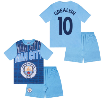 Manchester City pijamale de copii Text Grealish