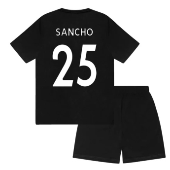 Manchester United pijamale de copii Crest Sancho