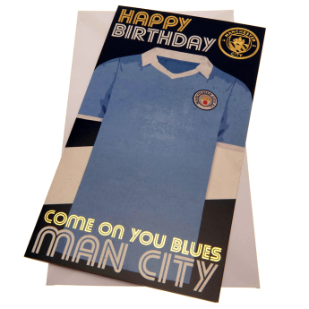 Manchester City urări pentru ziua de naștere Retro - Hope you have a great day!