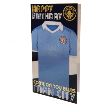 Manchester City urări pentru ziua de naștere Retro - Hope you have a great day!