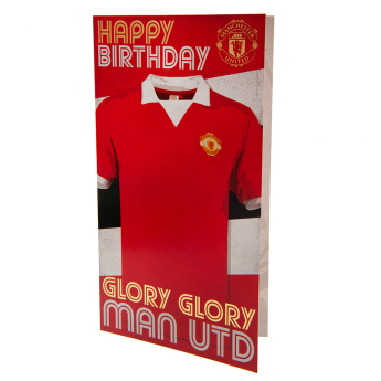 Manchester United urări pentru ziua de naștere Retro - Hope you have a great day!