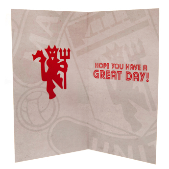 Manchester United urări pentru ziua de naștere Retro - Hope you have a great day!