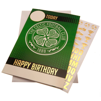 FC Celtic felicitare cu abțibilduri, urare La mulți ani To a No.1 Celtic Fan! Have an amazing day