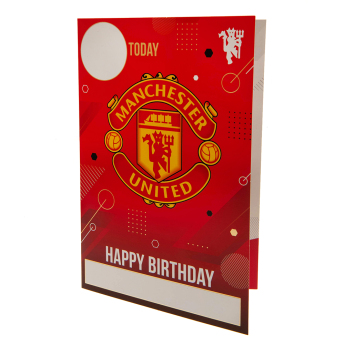 Manchester United felicitare cu abțibilduri, urare La mulți ani To the No.1 Utd fan have an amazing day