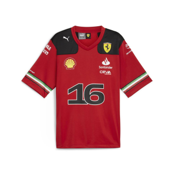 Koszulka T-shirt męska Leclerc Football Team Ferrari F1 2023