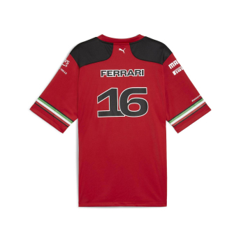 Ferrari tricou de bărbați Leclerc Football F1 Team 2023