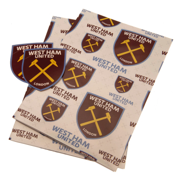 West Ham United hârtie de împachetat 2 pcs Gift Wrap