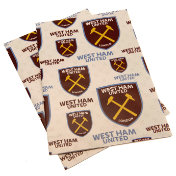 West Ham United hârtie de împachetat 2 pcs Gift Wrap