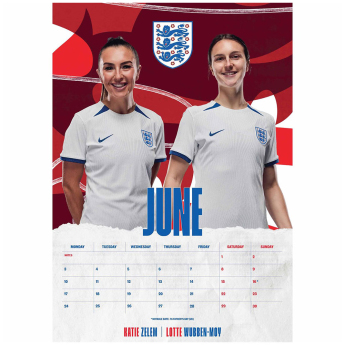 Echipa națională de fotbal calendar England Lionesses 2024