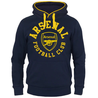 FC Arsenal hanorac de bărbați cu glugă Graphic yellow