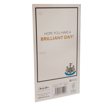 Newcastle United urări pentru ziua de naștere Hope you have a brilliant day!