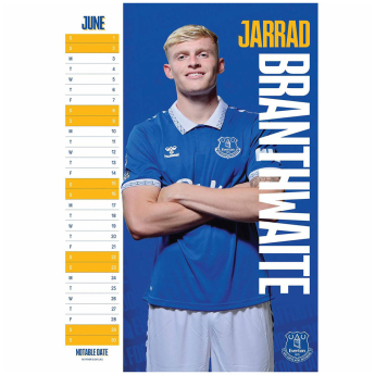 FC Everton calendar 2024