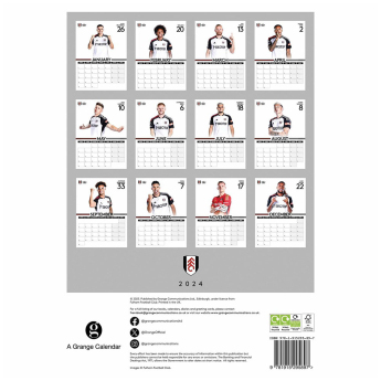 Fulham calendar 2024