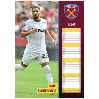 West Ham United calendar 2024