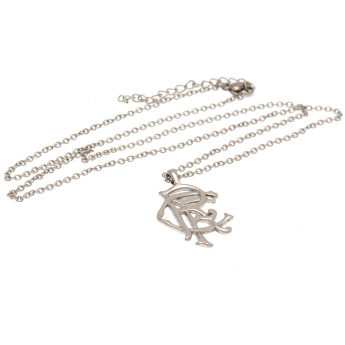 FC Rangers lănțișor de gât cu pandantiv Scroll Crest Stainless Steel Pendant & Chain