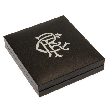 FC Rangers lănțișor de gât cu pandantiv Scroll Crest Stainless Steel Pendant & Chain