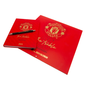 Manchester United set cadou Calendar & Diary Musical Gift Box 2024