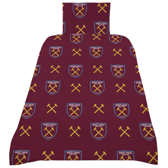 West Ham United cearșaf pentru un pat Single Duvet Set CS