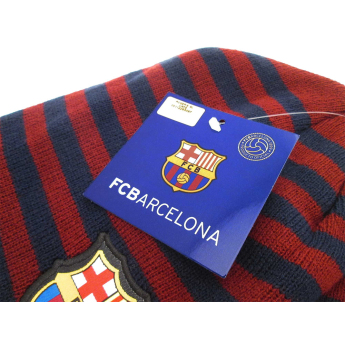 FC Barcelona căciulă de iarnă stripe