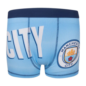 Manchester City boxeri de copii 3pack blue