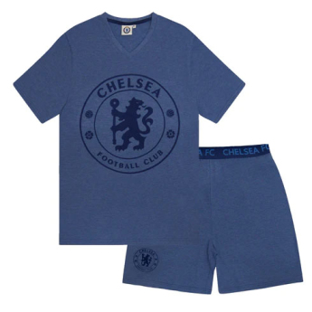 FC Chelsea pijamale de bărbați Short Blue Marl